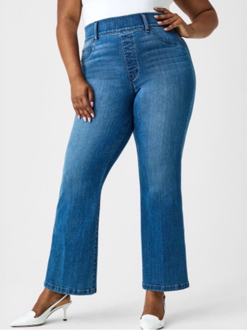 SPANX Ankle Straight Leg Jeans - Vintage Indigo